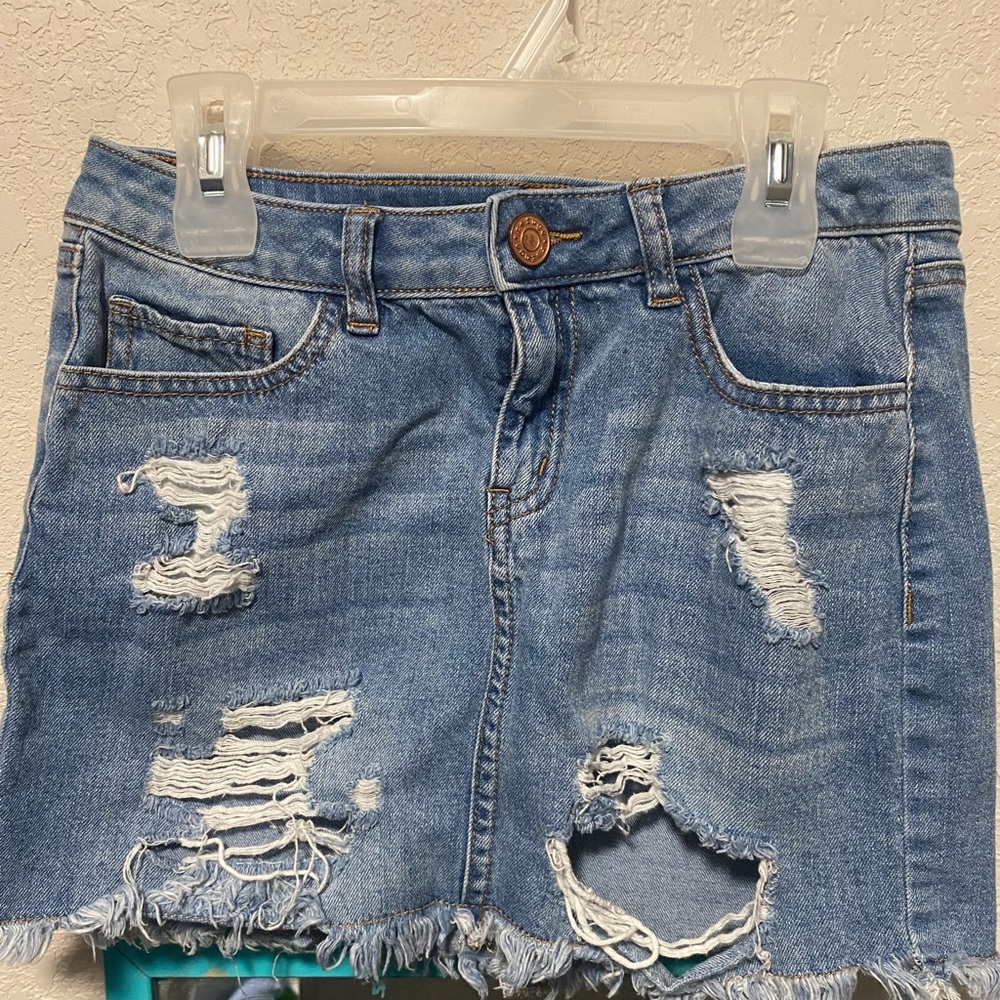 Refuge denim skirt